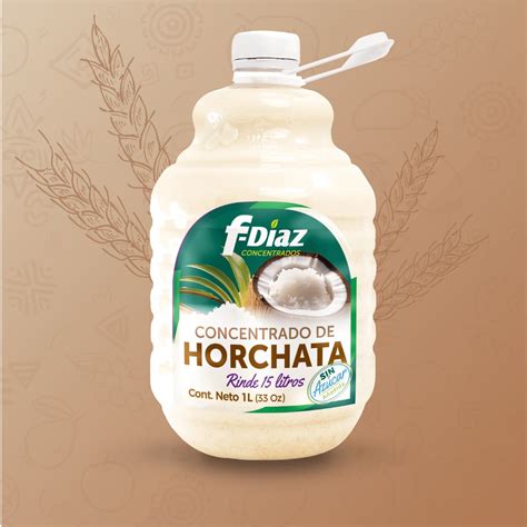 HORCHATA Concentrado F Díaz Original Sin Azúcar añadida 1 litro F Diaz