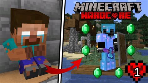 Paso De Ser POBRE A RICO En Minecraft Hardcore Sobrevivo 25 Dias En