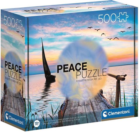 Puzzle 500 elementów Peace Clementoni