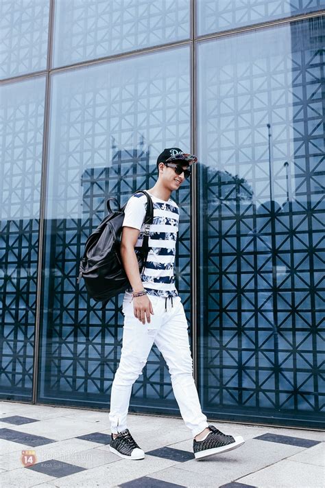 STREET STYLE GIỚI TRẺ Hot boy hai miền mặc đơn giản mà nổi bật