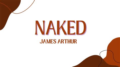 Naked James Arthur Tradução lyrics YouTube