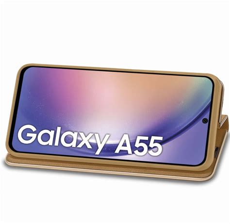 Etui Do Samsung Galaxy A G Eleganckie Zamykane Z Ote Ze Szk Em