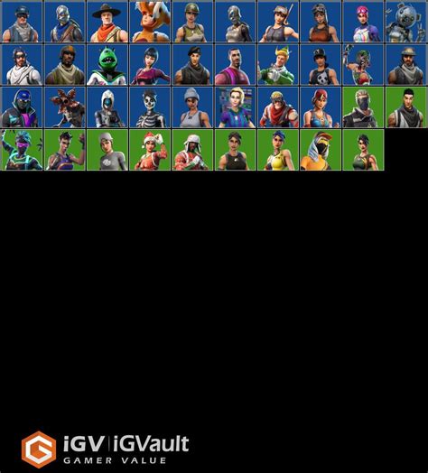 Pc Psn Nin Skins Og Stw Renegade Raider Og Ghoul Trooper