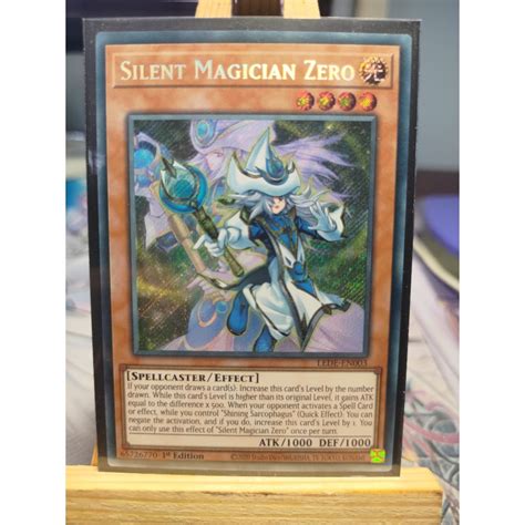 KW2 Yugioh EN UK Waifu Thẻ bài Silent Magician Zero LEDE EN003