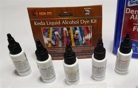 Keda Dye 5 Color Liquid Dye Kit Contains 5 Alcohol Dye Colors In One Easy To Use Kit Etsy