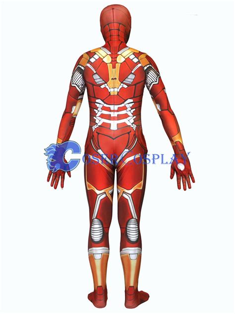 Tony Stark Iron Man Cosplay Costume Zentai Halloween Cosercosplay