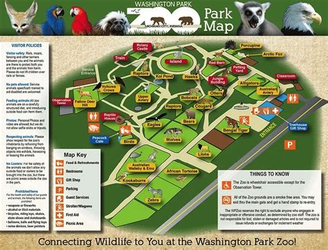 Washington Park Zoo Map and Brochure (2023) | ThemeParkBrochures.net