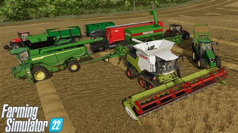 Żniwa Pszenicy 2023 Koszenie Na Dwa Kombajny Farming Simulator22