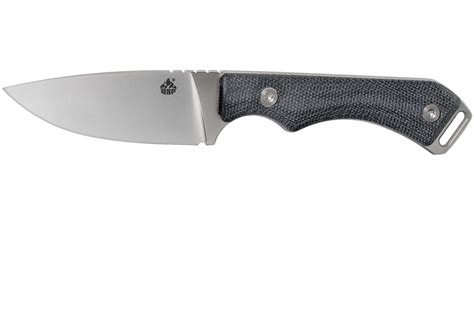 QSP Knife Workaholic QS124-B SK03 Black Micarta fixed knife ...