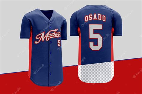 Premium PSD | Baseball jersey mockup