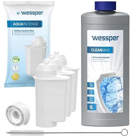 Set D Entretien Pour Machine Espresso X Wessper Aquaintense Filtre