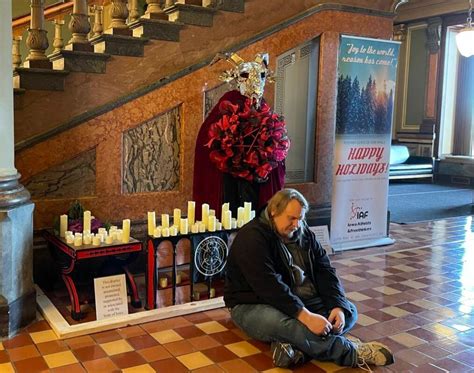 Capitol Notebook: Satanic Temple display at Iowa State Capitol ...