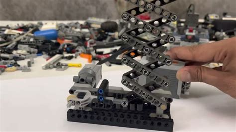 Scissor Mechanism Closer Look Fast Version YouTube Lego Technic