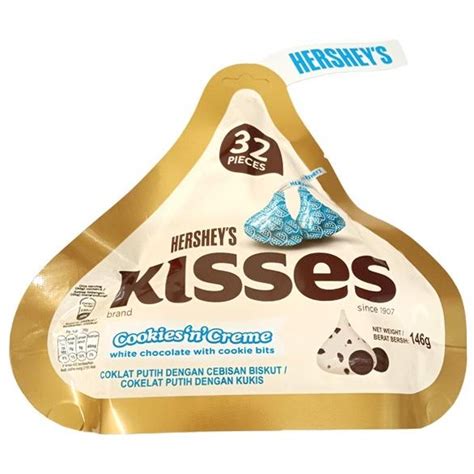 Jual Hershey S Kisses Cookies N Cream 146 G Shopee Indonesia