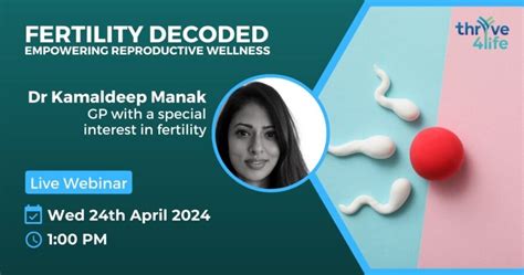 Webinar Fertility Decoded Empowering Reproductive Wellness