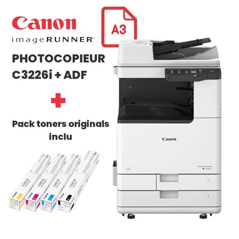 Photocopieur Canon C I A Couleurs Adf Pack Toners Originals