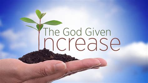 Sermon The God Given Increase From Dj Dickerson Laporte Church Of