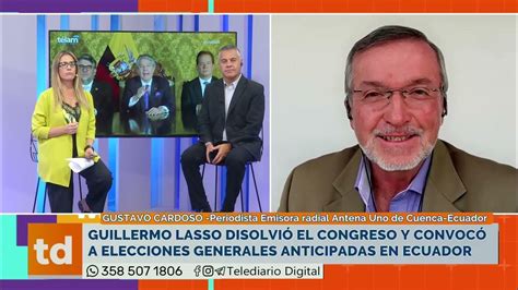 Guillermo Lasso Disolvió El Congreso Y Convocó A Elecciones Generales Anticipadas En Ecuador