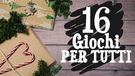 16 GIOCHI DA TAVOLO Da REGALARE A NATALE 2022 YouTube