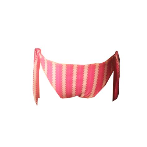 Orsu Pink White Stripe Hipster Bikini Bottoms Sahara Swimwear Mix