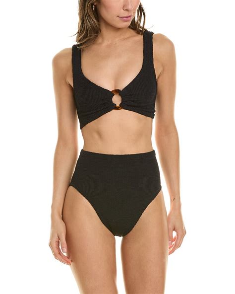 Buy Hunza G Nadine 2pc Bikini Set Black At 20 Off Editorialist