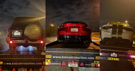 Dubai Police Seize 90 Vehicles For Stunts During Rainy Weather The