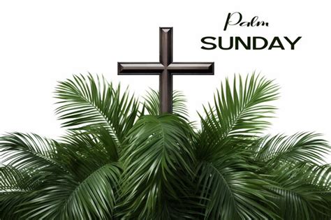 Premium Psd Realistic Palm Sunday