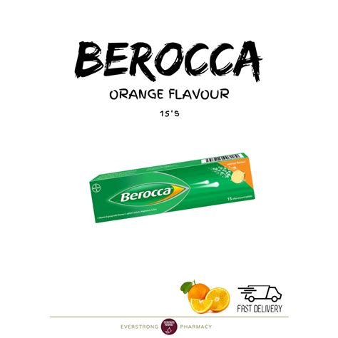 Berocca Effervescent Tablet Orange Flavour Shopee Malaysia