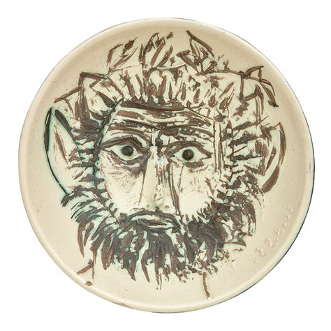 Pablo Picasso Pablo Picasso Visage De Faune A R 256 For Sale At 1stdibs