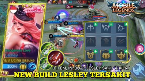 One Shot One Kill Best Build Emblem Lesley Tersakit Mlbb