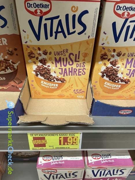 Dr Oetker Vitalis Knusper Müsli Honeys Kakao Unser Müsli des Jahres