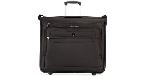 Delsey Helium Fusion Rolling Garment Bag Only At Macys In Black For