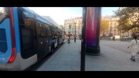 Ratp D Part D Un Iveco Urbanway Gnv Du Porte De Clichy N