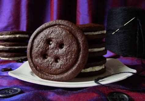 Coraline Button Cookies Elizabeths Kitchen Diary