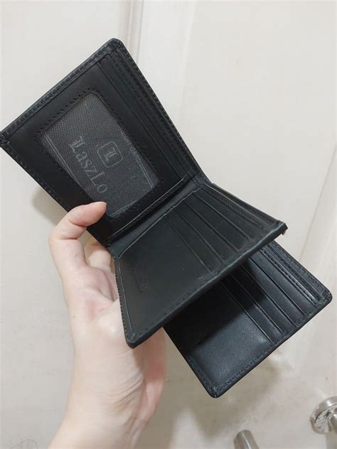 Dompet Pria Kulit Asli Laszlo Original Black Polos D On Carousell