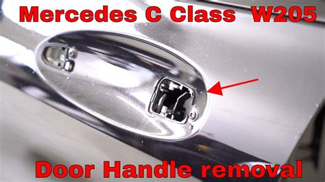 Mercedes C Class W205 Driver Side Door Handle Removal Youtube