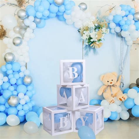 Voircoloria Cajas De Beb Con Letras Para Baby Shower Caj Env O Gratis