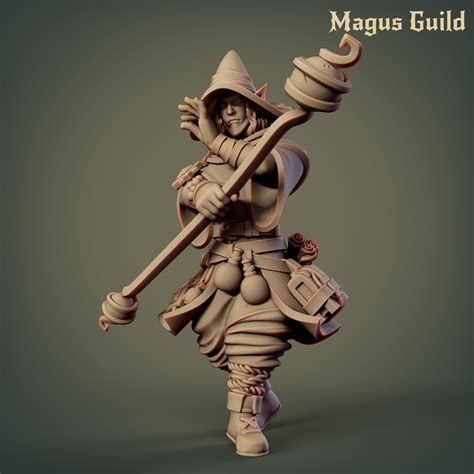 Archivo Stl Mago Elfo Mg Modelo Para Descargar Y Imprimir En Dcults