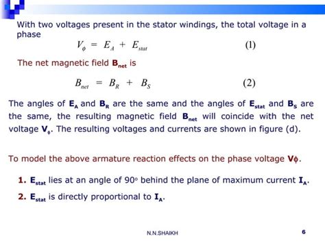 Lec Equivalent Circuit Of A Synchronous Generator Ppt