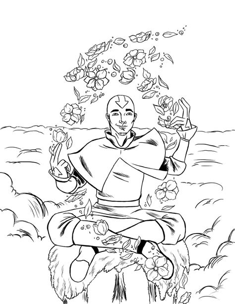 Aang Airbending by ravendark82 on DeviantArt