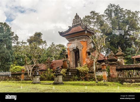 Buildings In Balinese Style At Kebun Raya Bali Bali Botanical Garden