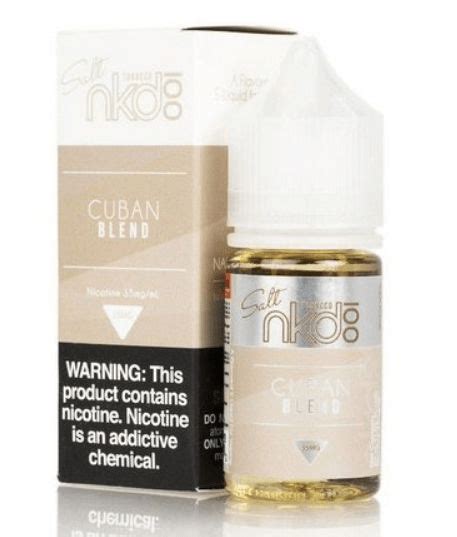 Naked Cuban Blend Salt 30ml Oficina Vapor