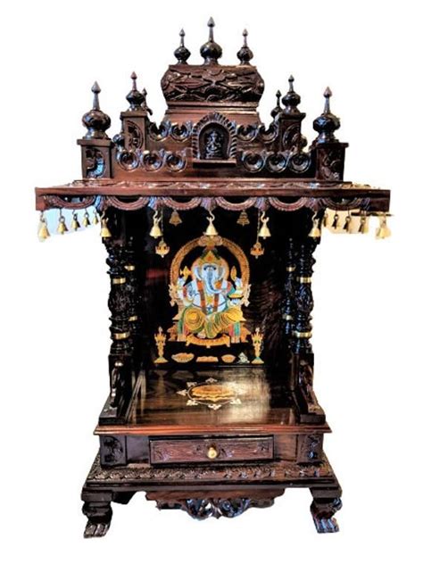 Satva Rosewood Pooja Mandir Pooja Mandir For Home Pooja Etsy