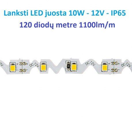 Lanksti Mm Led Juosta V W Lm Ip Ww V Led Juosta