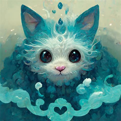 Isainyu The Water Cat Spirit By Cuteartai On Deviantart