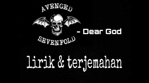 Avenged Sevenfold Dear God Lirik Terjemahan YouTube