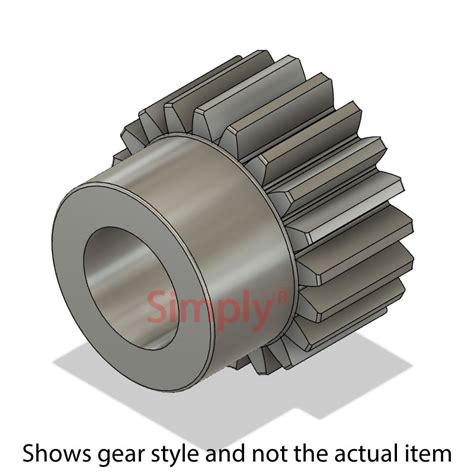 Metric En8 Steel Spur Gears