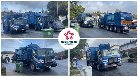 Republic Services Of Fremont Garbage Truck Compilation Youtube