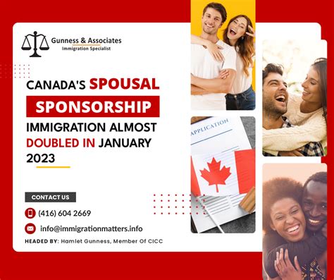 Canada Spousal Sponsorship Immigration Almost Doubled In January 2023 Immigration Specialists