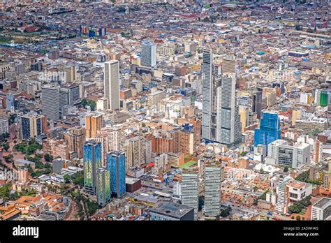 Skyline, downtown, Bogota, Colombia Stock Photo - Alamy